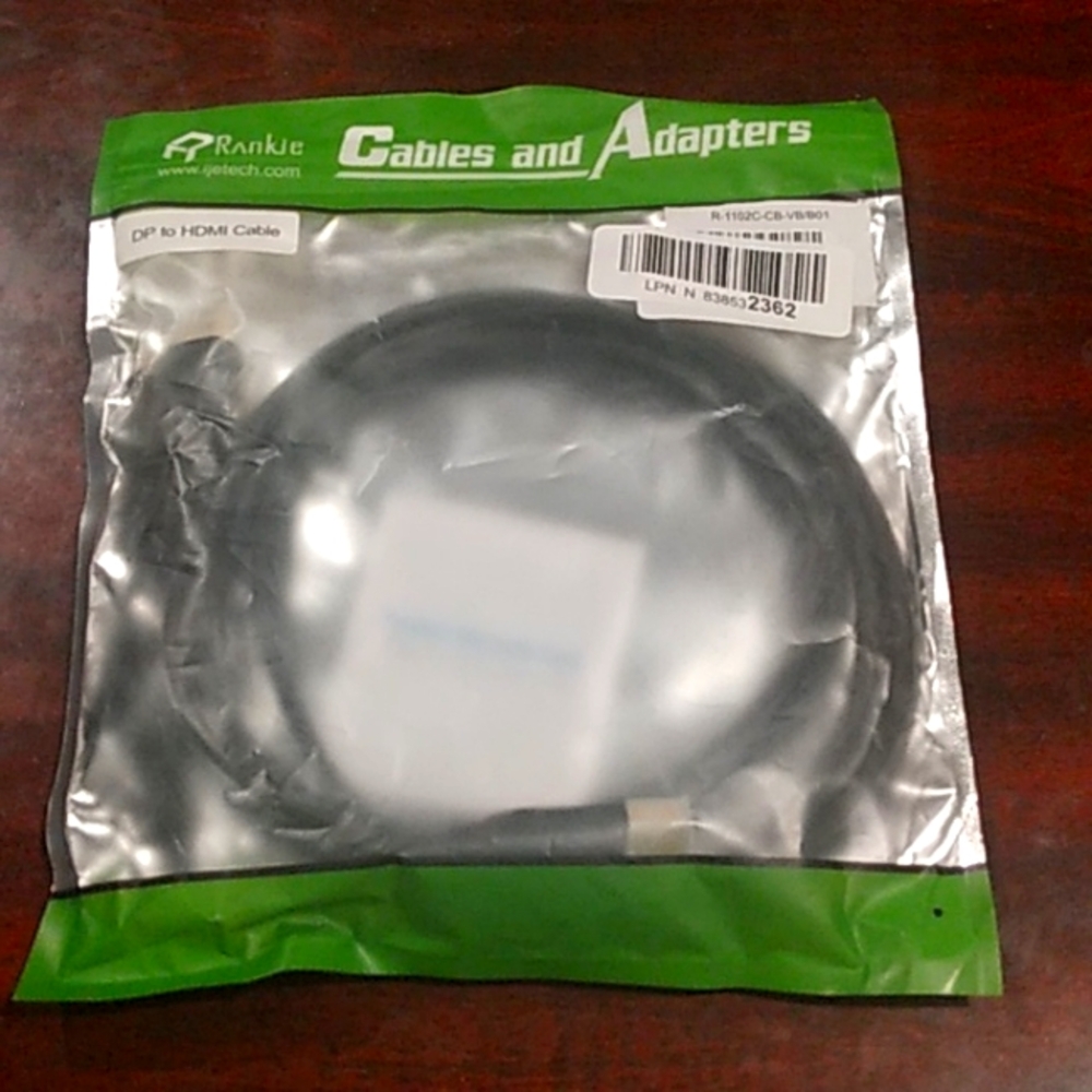 Rankie Dp to HDMI Cable
